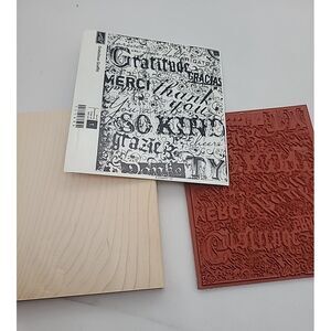 New Stampin Up Gratuitous Graffiti Background Wood Rubber Stamp‎ Junk Journaling